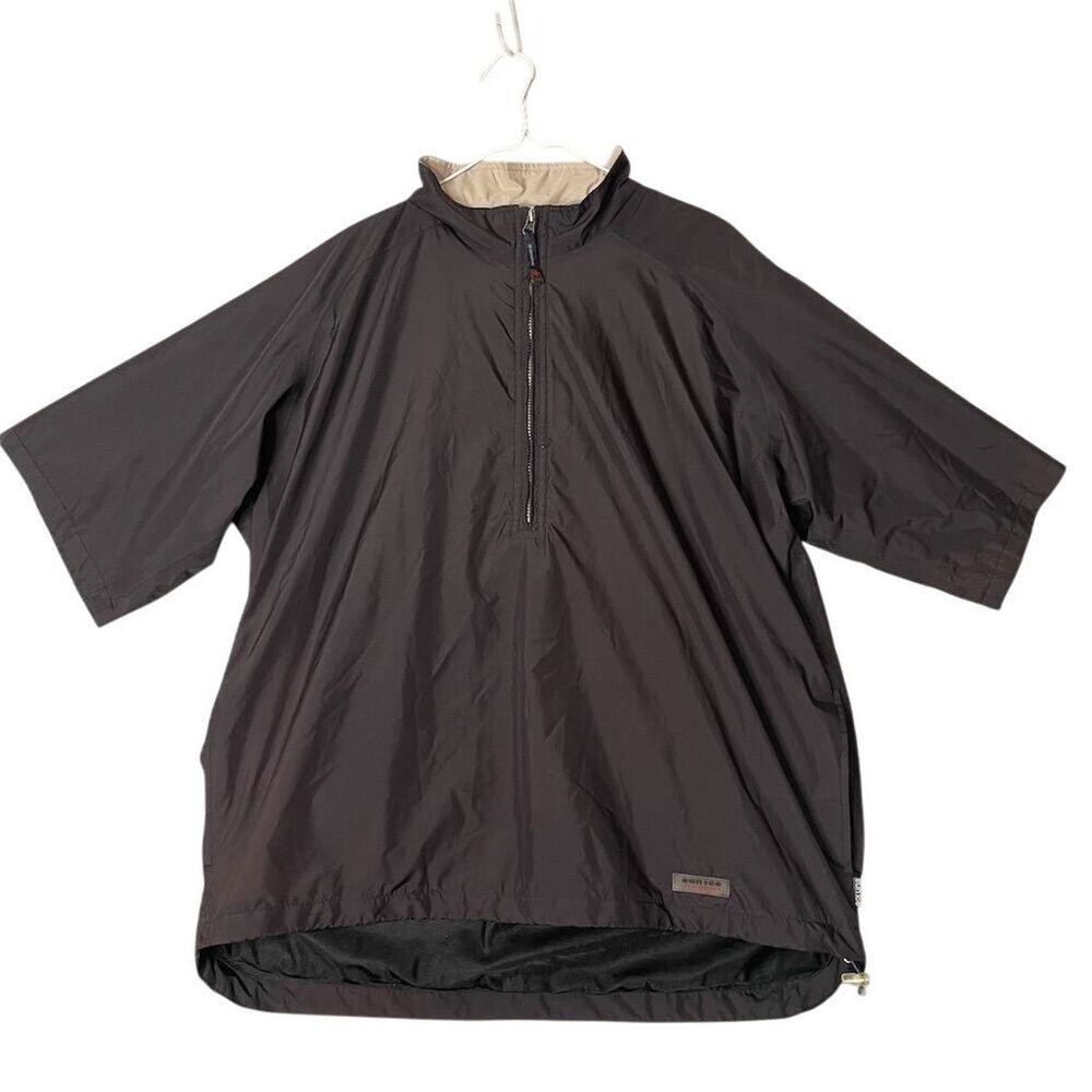 Sunice Men's XL Black Short Sleeve Golf Windbreaker Jacket  2435 Casual A114